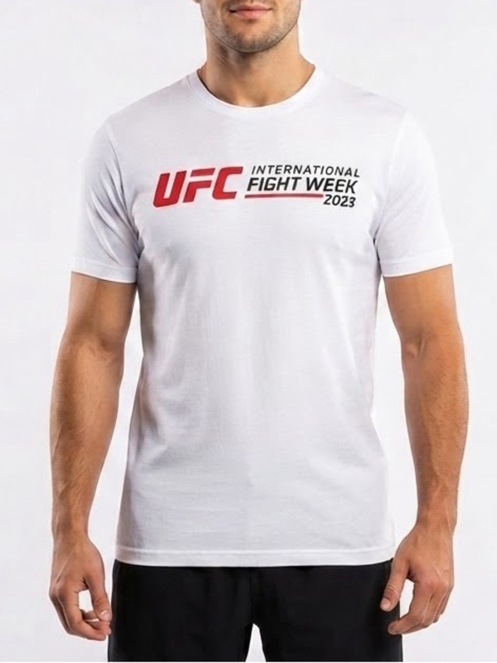 NWT UFC International Fight Week 2023 White Graphic Tee Men’s XL